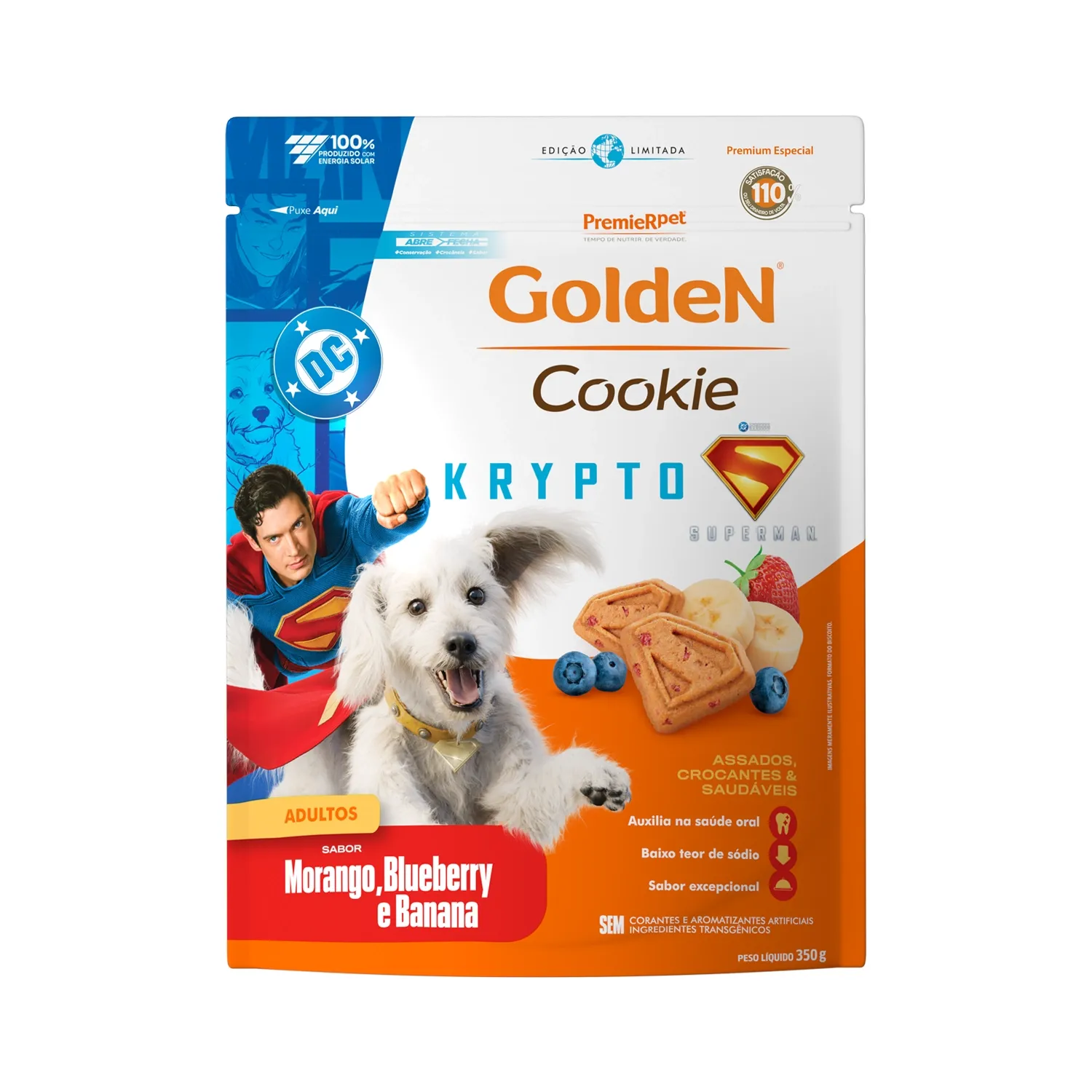 Cookie Golden Krypto para Caes Adultos Edicao Limitada